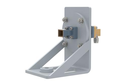 WR-28 Standard Gain Horn with 10 dBi gain, 2.92mm Male connector, with Pre-Installed L Mount