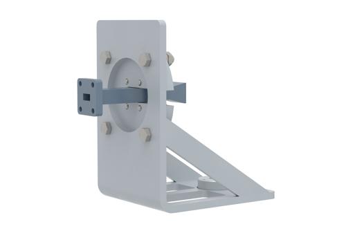 WR-28 Waveguide Antenna, 26.5 GHz to 40 GHz Frequency Range, 10 dBi Gain, UG-599/U Flange with Pre-Installed L mount