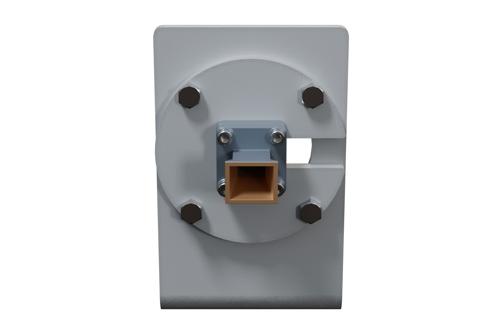WR-34 Standard Gain Horn Antenna Operating From 22 GHz to 33 GHz, 10 dBi Nominal Gain, UG-1530/U Flange with L Mount