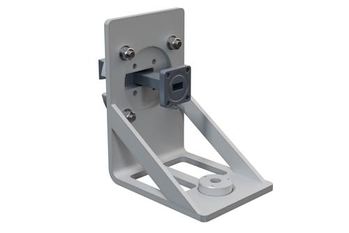 WR-34 Standard Gain Horn Antenna Operating From 22 GHz to 33 GHz, 10 dBi Nominal Gain, UG-1530/U Flange with L Mount