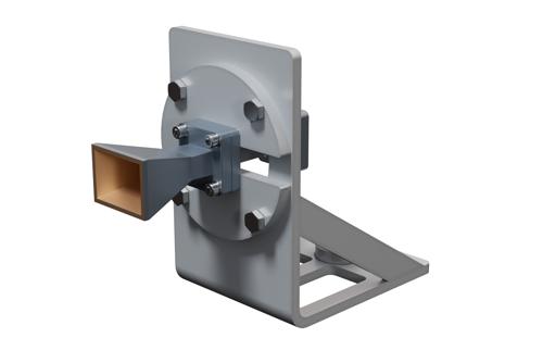 WR-34 Standard Gain Horn Antenna Operating From 22 GHz to 33 GHz, 15 dBi Nominal Gain, UG-1530/U Flange with L Mount