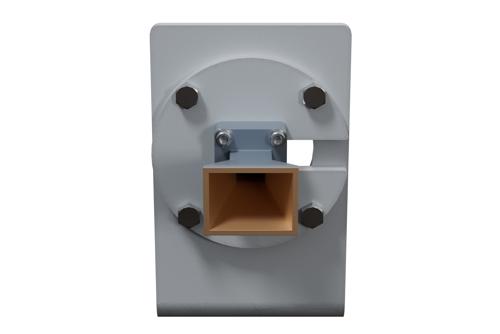 WR-34 Standard Gain Horn Antenna Operating from 22 GHz to 33 GHz, 2.92mm Female Connector, 15 dBi Gain, UG-1530/U Flange with L Mount