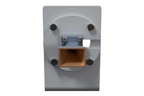 WR-34 Standard Gain Horn Antenna Operating From 22 GHz to 33 GHz, 15 dBi Nominal Gain, UG-1530/U Flange with L Mount
