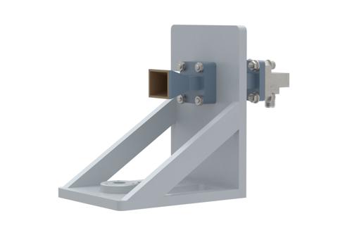 WR-42 Standard Gain Horn with 10 dBi gain, 2.92mm Female connector, with Pre-Installed L Mount