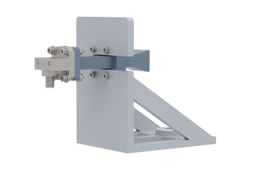 WR-42 Standard Gain Horn with 10 dBi gain, 2.92mm Female connector, with Pre-Installed L Mount