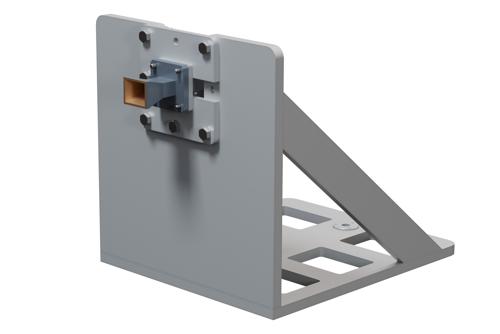 WR-51 Standard Gain Horn Antenna Operating From 15 GHz to 22 GHz, 10 dBi Nominal Gain, Square Flange with L Mount