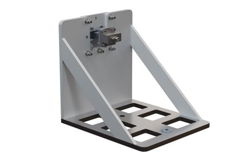 WR-51 Standard Gain Horn Antenna Operating from 15 GHz to 22 GHz, End Launch SMA Female Connector, 10 dBi Nominal Gain, with L Mount