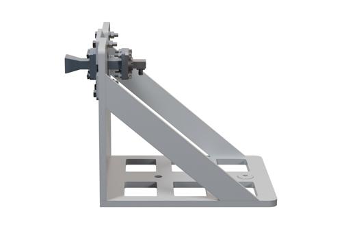 WR-51 Standard Gain Horn Antenna Operating from 15 GHz to 22 GHz, SMA Female Connector, 10 dBi Nominal Gain, with L Mount