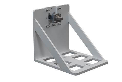 WR-51 Standard Gain Horn Antenna Operating from 15 GHz to 22 GHz, SMA Female Connector, 10 dBi Nominal Gain, with L Mount