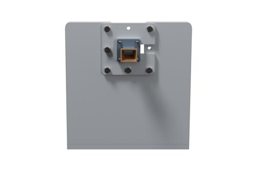WR-51 Standard Gain Horn Antenna Operating From 15 GHz to 22 GHz, 10 dBi Nominal Gain, Square Flange with L Mount