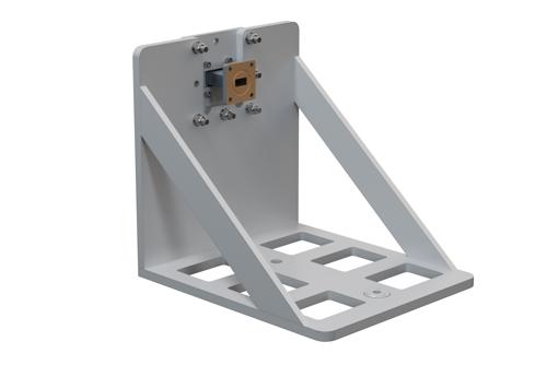WR-51 Standard Gain Horn Antenna Operating From 15 GHz to 22 GHz, 10 dBi Nominal Gain, Square Flange with L Mount