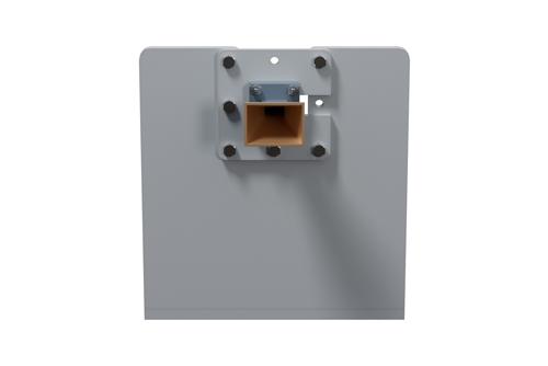 WR-51 Standard Gain Horn Antenna Operating from 15 GHz to 22 GHz, End Launch SMA Female Connector, 15 dBi Nominal Gain, with L Mount
