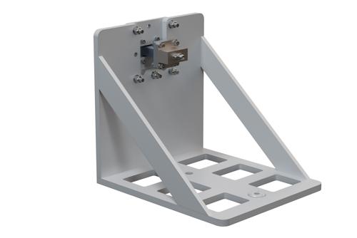 WR-51 Standard Gain Horn Antenna Operating from 15 GHz to 22 GHz, End Launch SMA Female Connector, 15 dBi Nominal Gain, with L Mount