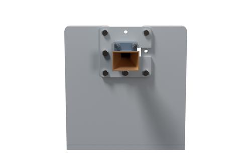 WR-51 Standard Gain Horn Antenna Operating from 15 GHz to 22 GHz, SMA Female Connector, 15 dBi Nominal Gain, with L Mount