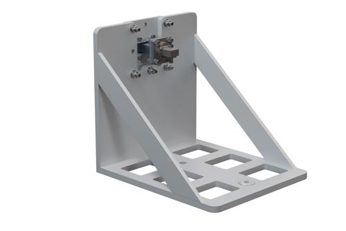 WR-51 Standard Gain Horn Antenna Operating from 15 GHz to 22 GHz, SMA Female Connector, 15 dBi Nominal Gain, with L Mount