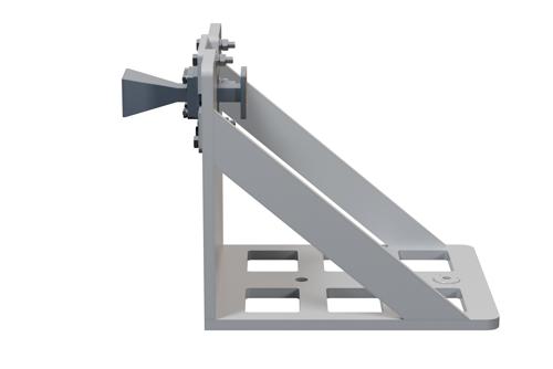WR-51 Standard Gain Horn Antenna Operating From 15 GHz to 22 GHz, 15 dBi Nominal Gain, with L Mount