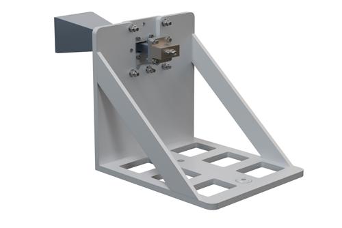 WR-51 Standard Gain Horn Antenna Operating from 15 GHz to 22 GHz, End Launch SMA Female Connector, 20 dBi Nominal Gain, with L Mount