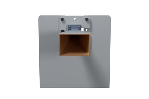 WR-51 Standard Gain Horn Antenna Operating from 15 GHz to 22 GHz, SMA Female Connector, 20 dBi Nominal Gain, with L Mount