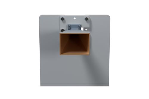 WR-51 Standard Gain Horn Antenna Operating From 15 GHz to 22 GHz, 20 dBi Nominal Gain, with L Mount
