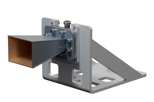 WR-159 Standard Gain Horn Antenna Operating from 4.9 GHz to 7.05 GHz, N Female Connector, 10 dBi Nominal Gain, with L Mount