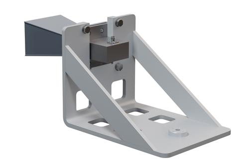 WR-159 Standard Gain Horn Antenna Operating from 4.9 GHz to 7.05 GHz, SMA Female Connector, 10 dBi Nominal Gain, with L Mount