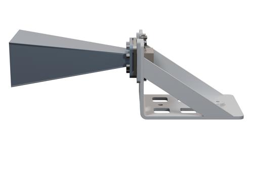 WR-159 Standard Gain Horn Antenna Operating from 4.9 GHz to 7.05 GHz, N Female Connector, 15 dBi Nominal Gain, with L Mount