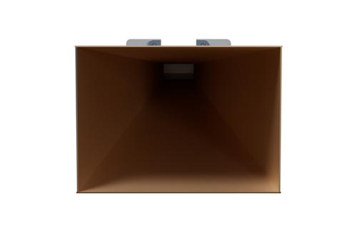 WR-159 Standard Gain Horn Antenna Operating from 4.9 GHz to 7.05 GHz, SMA Female Connector, 20 dBi Nominal Gain, with L Mount