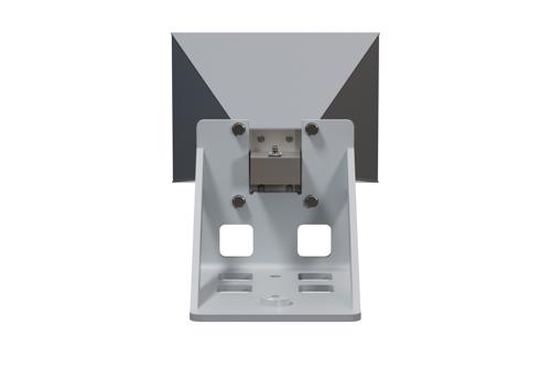 WR-159 Standard Gain Horn Antenna Operating from 4.9 GHz to 7.05 GHz, SMA Female Connector, 20 dBi Nominal Gain, with L Mount