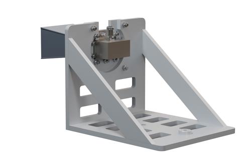 WR-229 Standard Gain Horn Antenna Operating from 3.3 GHz to 4.9 GHz, N Female Connector, 10 dBi Nominal Gain, with L Mount