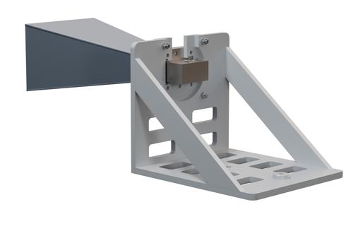 WR-229 Standard Gain Horn Antenna Operating from 3.3 GHz to 4.9 GHz, SMA Female Connector, 15 dBi Nominal Gain, with L Mount