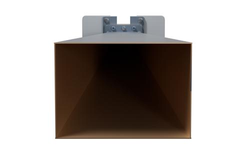 WR-229 Standard Gain Horn Antenna Operating from 3.3 GHz to 4.9 GHz, SMA Female Connector, 20 dBi Nominal Gain, with L Mount