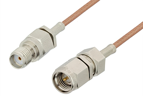 SMA Male to SMA Female Cable 60 Inch Length Using RG178 Coax