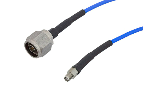 SMA Female to N Male Precision Cable 120 Inch Length Using 160 Series Coax, RoHS