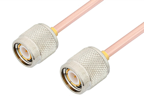 TNC Male to TNC Male Cable 12 Inch Length Using RG402 Coax