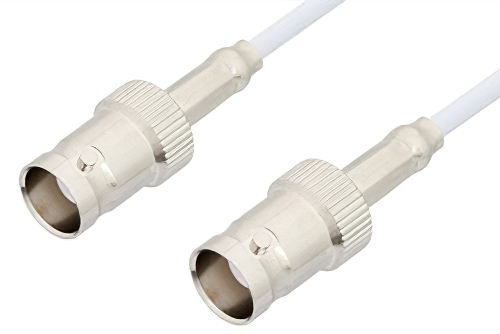 BNC Female to BNC Female Cable Using RG188 Coax, RoHS