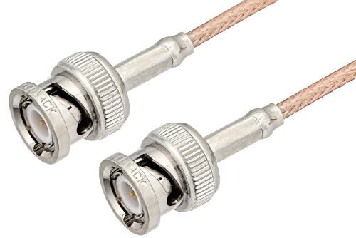 BNC Male to BNC Male Cable 60 Inch Length Using RG316-DS Coax