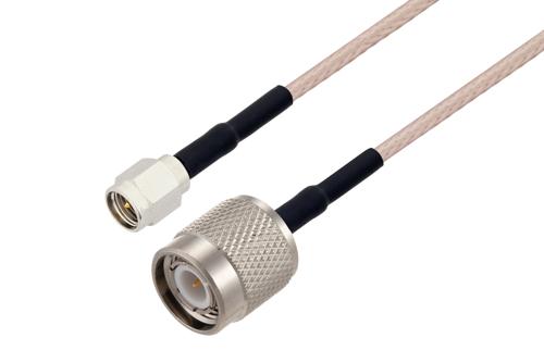 SMA Male to TNC Male Cable Using RG316 Coax with HeatShrink