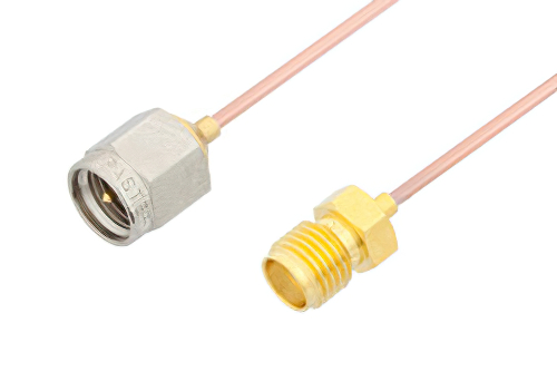 SMA Male to SMA Female Cable 36 Inch Length Using PE-047SR Coax