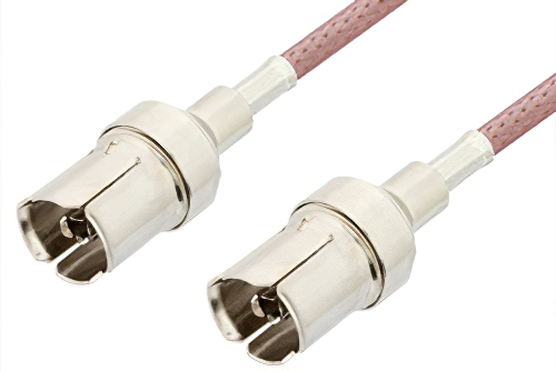 GR874 Sexless to GR874 Sexless Cable 24 Inch Length Using RG142 Coax