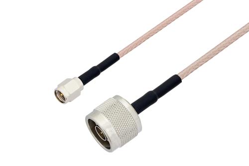 SMA Male to N Male Cable Using RG316 Coax with HeatShrink