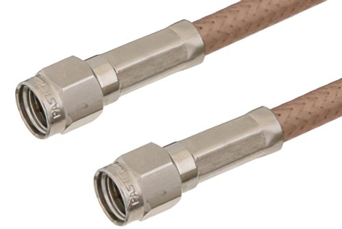 SMA Male to SMA Male Cable Using 95 Ohm RG180 Coax
