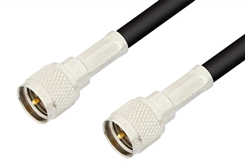 Mini UHF Male to Mini UHF Male Cable 60 Inch Length Using RG58 Coax