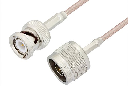 N Male to BNC Male Cable 60 Inch Length Using RG316-DS Coax