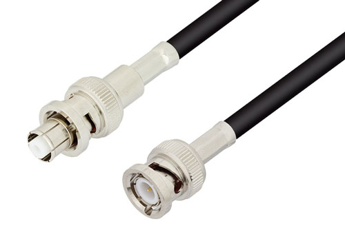 SHV Plug to BNC Male Cable Using RG58 Coax