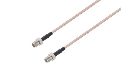 SMA Female to SMA Female Cable Using RG316 Coax with HeatShrink