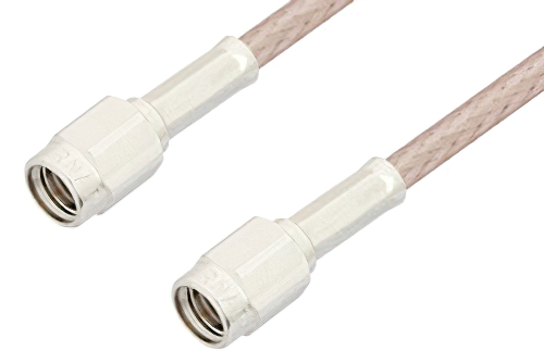 SSMA Male to SSMA Male Cable 18 Inch Length Using RG316 Coax