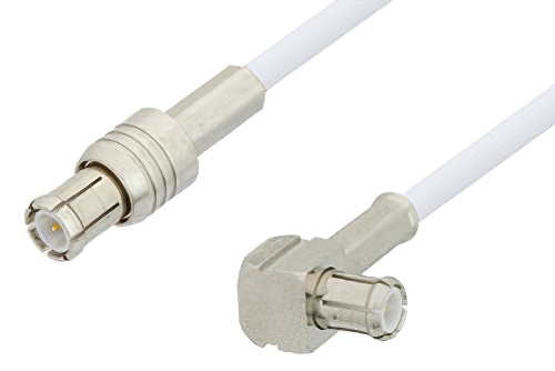 MCX Plug to MCX Plug Right Angle Cable 72 Inch Length Using RG196 Coax