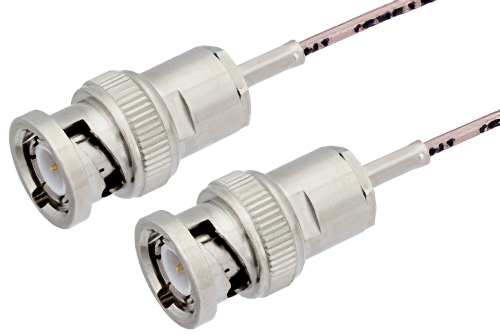 BNC Male to BNC Male Cable 60 Inch Length Using RG178 Coax