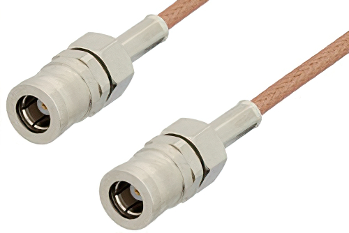 SMB Plug to SMB Plug Cable 24 Inch Length Using RG178 Coax