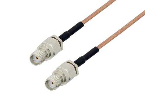 SMA Female to SMA Female Cable Using RG178 Coax with HeatShrink